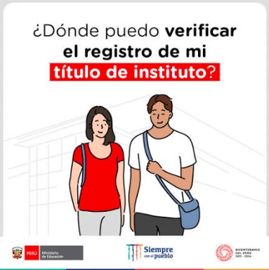 Verificación de título de instituto